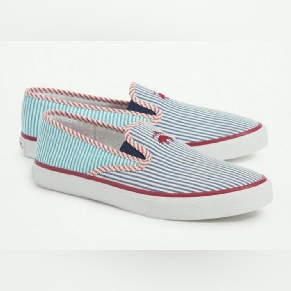 ✨SPERRY x BROOKS BROTHERS ✨ "Seersucker" Slip On